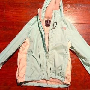 North face hyvent raincoat